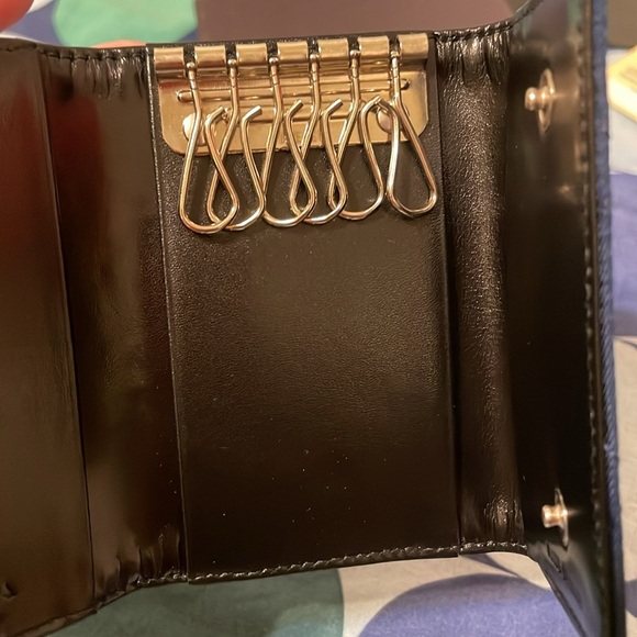 Prada Midnight Blue Nylon Quilted Key Holder - Picture 8 of 11